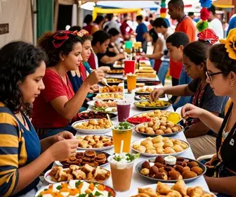 Delícias e Lanches Imperdíveis na Feira de Embu das Artes