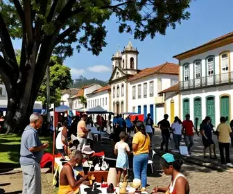 Explorando o Largo 21 de Abril em Embu das Artes